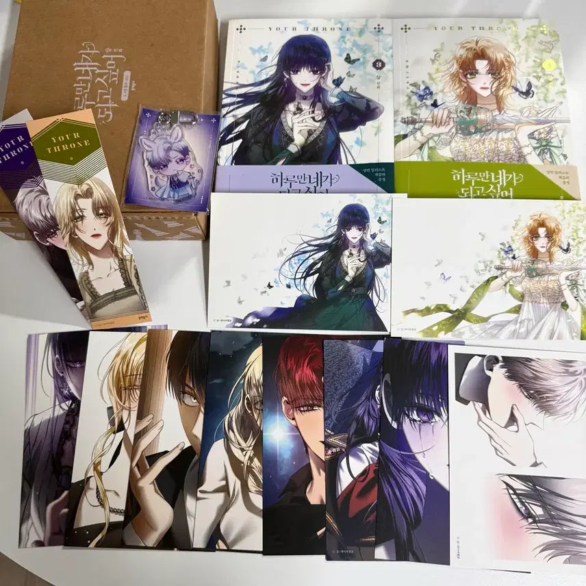 [BUNJANG] Hane Dwae Special Edition Volume 3-4 Combined Set Webtoon Acrylic Stand / 일괄) 하네되 3~4권 합본 세트 특별판 하루만 네가 되고 싶어 단행본 한정판 합본세트 웹툰 아크릴스탠드