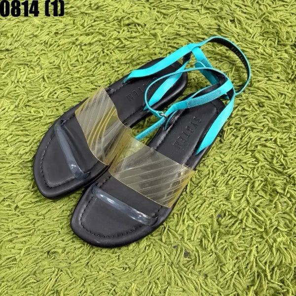 [BUNJANG] SYSTEM Transparent Strap Mint Accent Sandals / 시스템 샌들 신발 230
