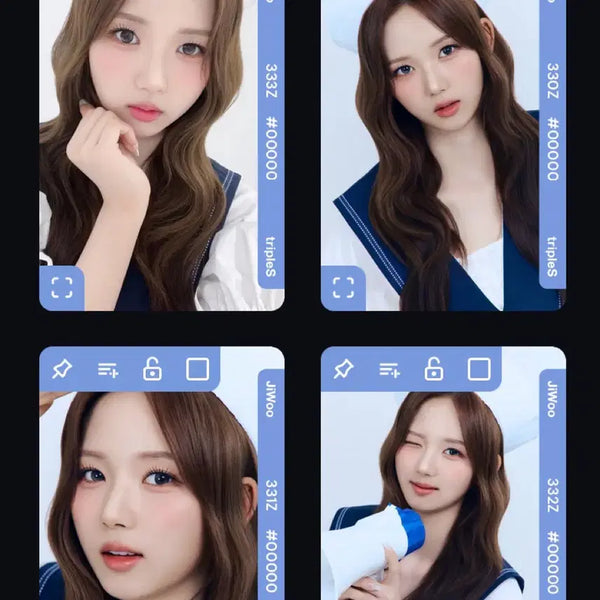 [BUNJANG] TripleS Jiwoo Summer Object Set / 트리플에스 지우 썸머 오브젝트 세트 cc330~ccc333 양도합니다