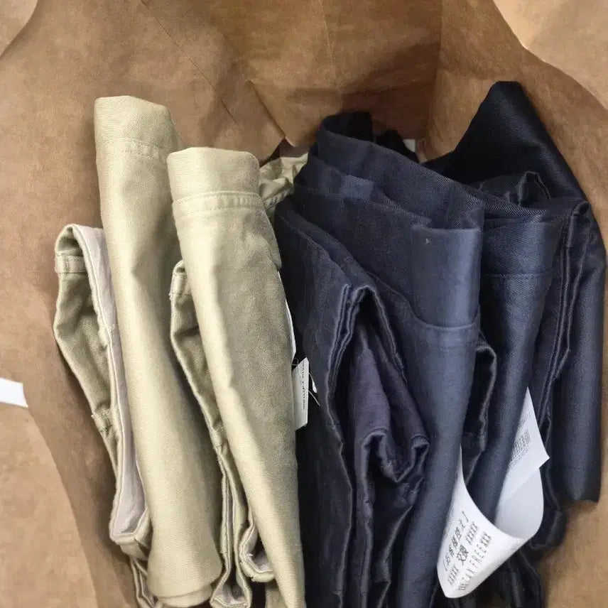 [BUNJANG] nanamica Wide Chino Pants (Khaki, Navy, Size 32) / 나나미카 와이드 치노 카키, 네이비 32 사이즈 새상품