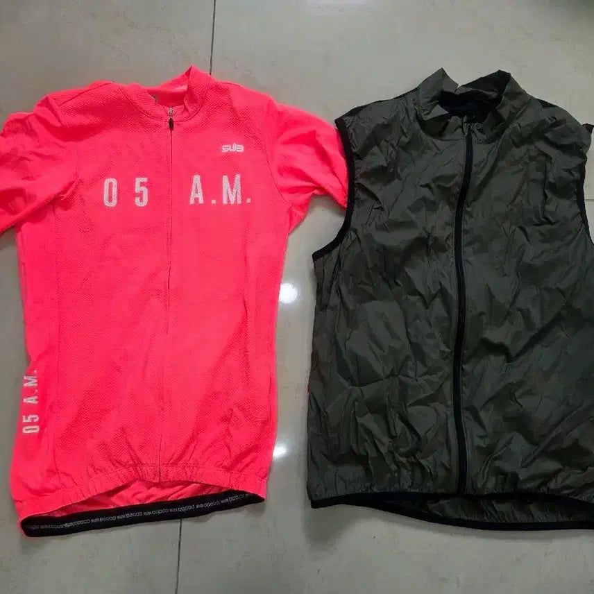 [BUNJANG] SUB 05 A.M. Jersey Gilet Set / 서브 05 A.M. 져지 질렛