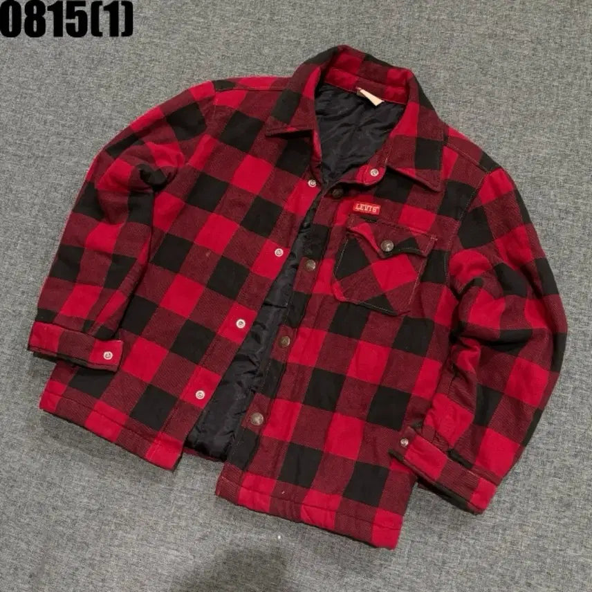 [BUNJANG] Levi's Red Tab Check Flannel Shirt / 리바이스 레드탭 체크 남방 셔츠 S