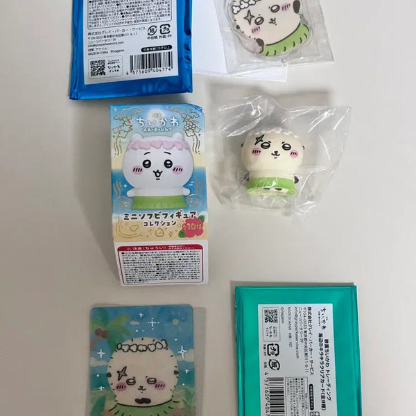[BUNJANG] Lotuko Mermaid Island Sofubi Figure Bundle / 일괄) 랏코 인어섬 소프비 피규어 + 아크릴 스탠드 + 카드