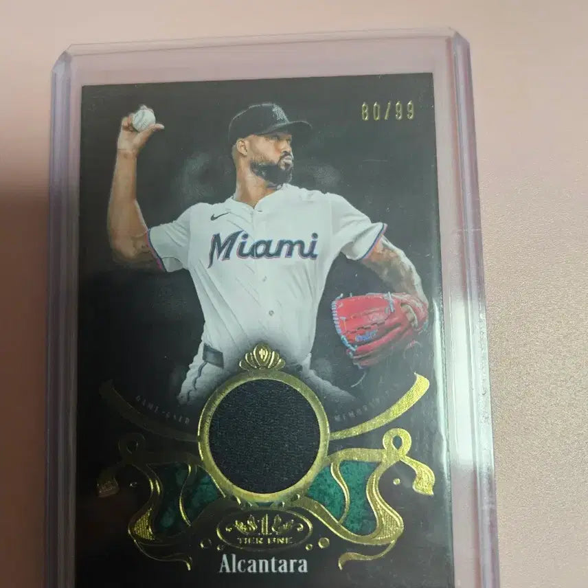 [BUNJANG] Sandy Alcantara 2026 Topps Tier One Shadow Jersey Card / 마이애미)샌디 알칸타라 2026 탑스 Tier One Shadow 저지 카드