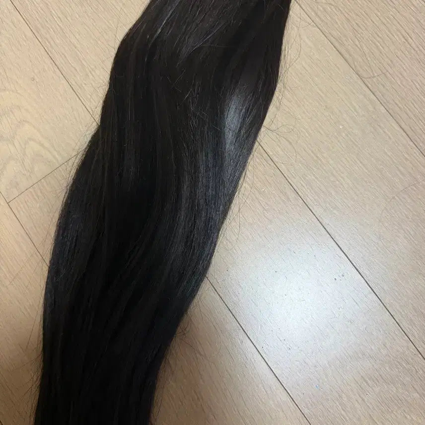 [BUNJANG] 16-inch Tape-In Hair Extensions, Dark Brown (Near Black) / 붙임머리16인치 한팩 반 흑갈색(거의흑)