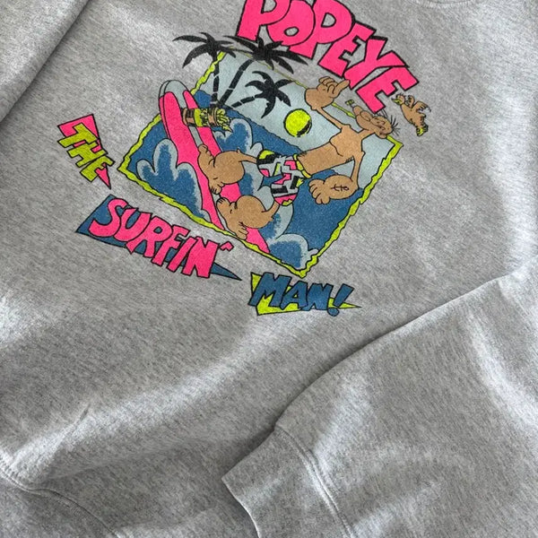 [BUNJANG] Wild Donkey Grey Sweatshirt / 와일드동키 그레이 맨투맨