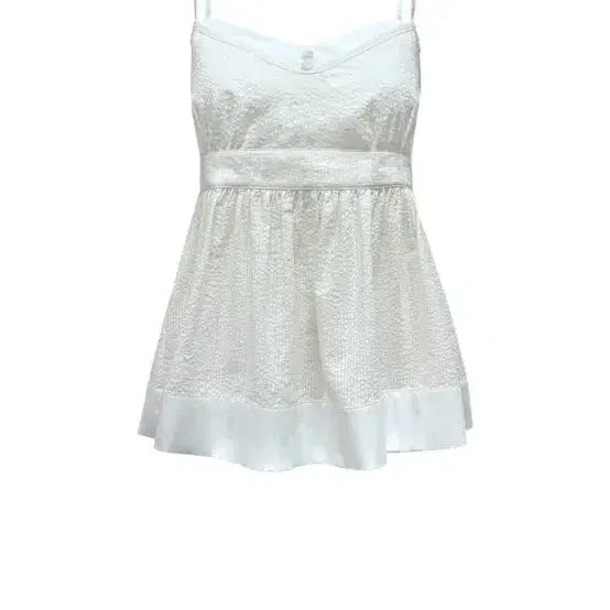 [BUNJANG] Cheme C Breeze Layer Top Ivory / 체메씨 BREEZE LAYER TOP IVORY 브리즈 레이어 탑 아이보리