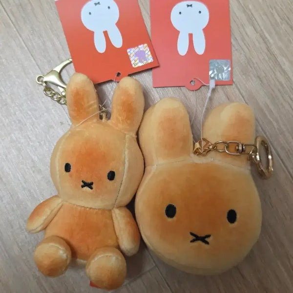 [BUNJANG] Miffy Baked Bread Keychain Doll Set / 구운빵 미피 키링 인형 세트