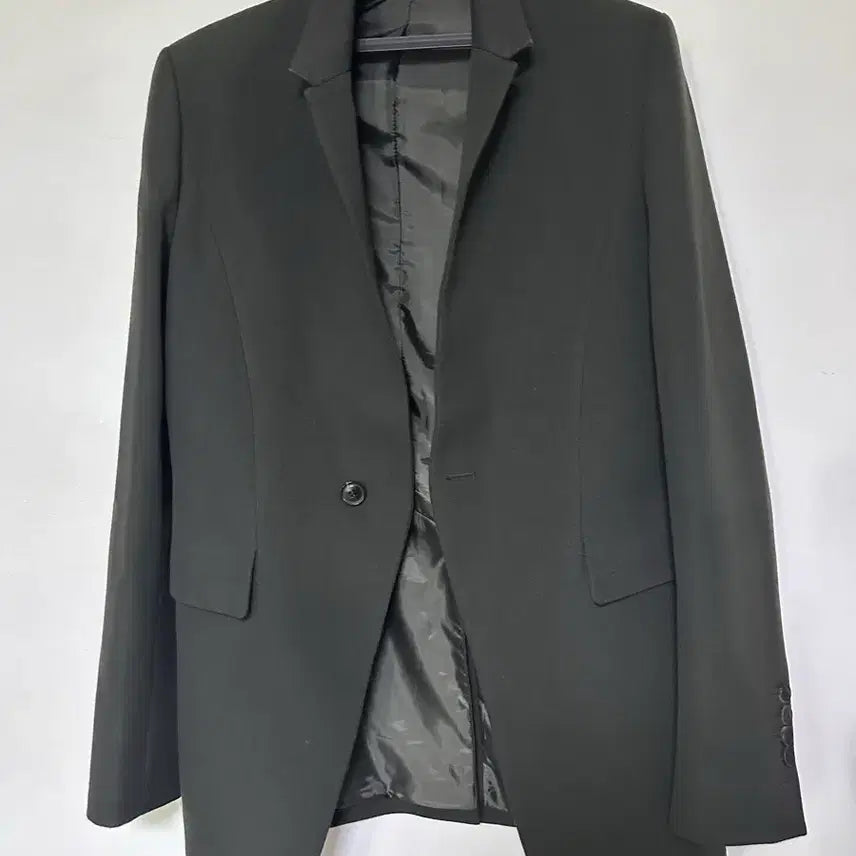 [BUNJANG] SYSTEM Modern Dark Green Jacket (Size 100) / SYSTEM 모던한 다크그린 자켓 100