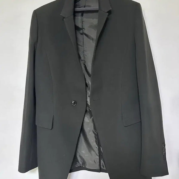 [BUNJANG] SYSTEM Modern Dark Green Jacket (Size 100) / SYSTEM 모던한 다크그린 자켓 100