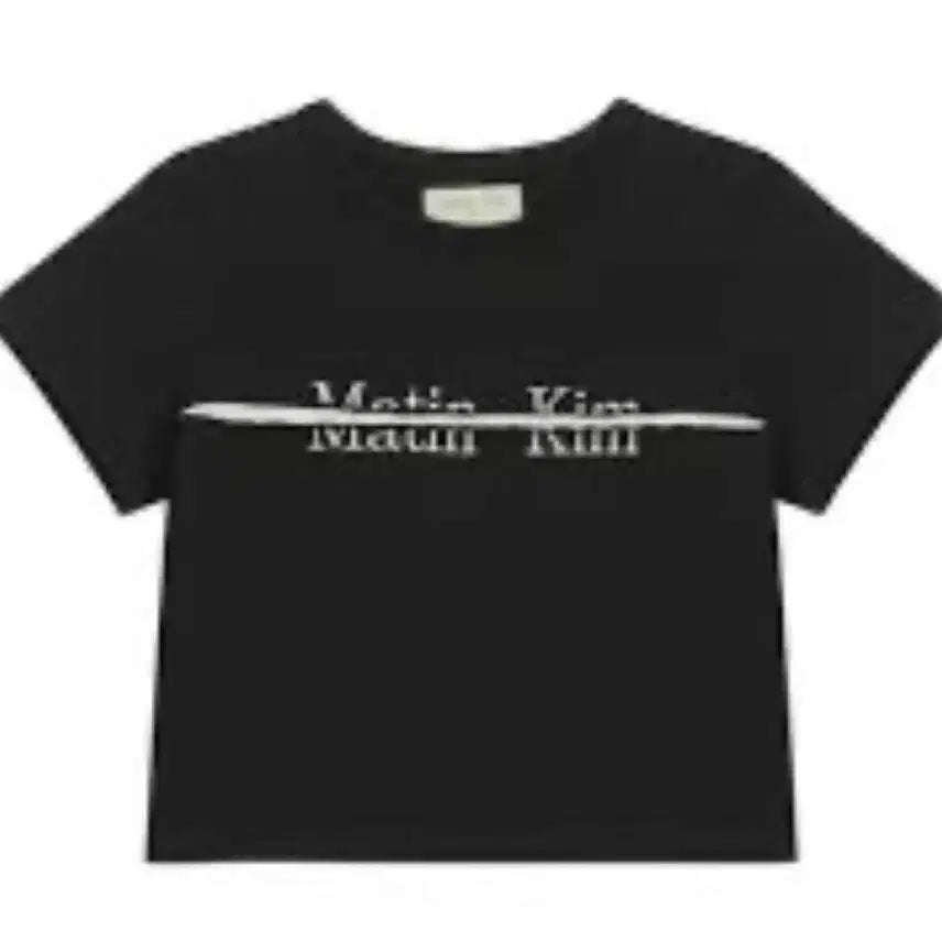 [BUNJANG] Matinkim Cropped Short Sleeve T-Shirt Set / 마뗑킴 크롭 반팔티 블랙, 네에비 일괄 정리