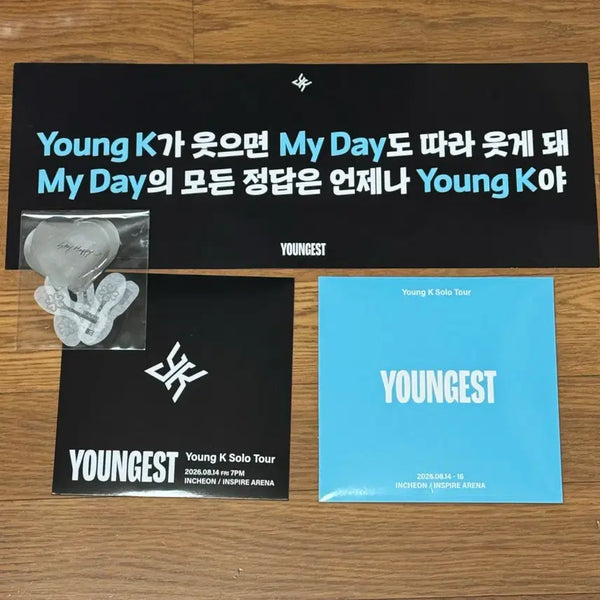 [BUNJANG] Young K 1st Concert Entrance Kit & Made Gift / 영케이 첫콘 입장 키트& 마데 기프트