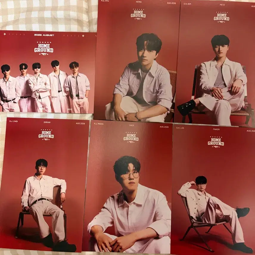 [BUNJANG] T1 Home Ground Day 2 Postcard Set / 2026 티원 T1 Home Ground DAY 2 엽서 세트