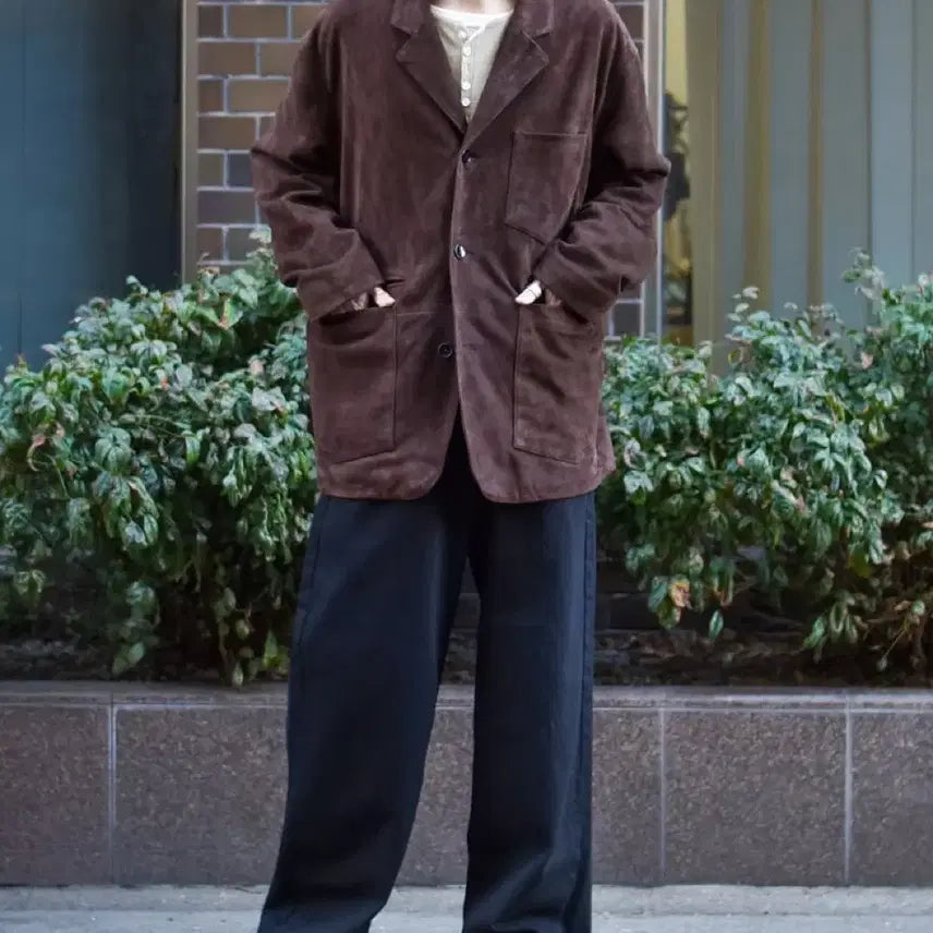 [BUNJANG] CCU Suede Blazer Brown / Ccu 스웨이드 블레이저 1 브라운