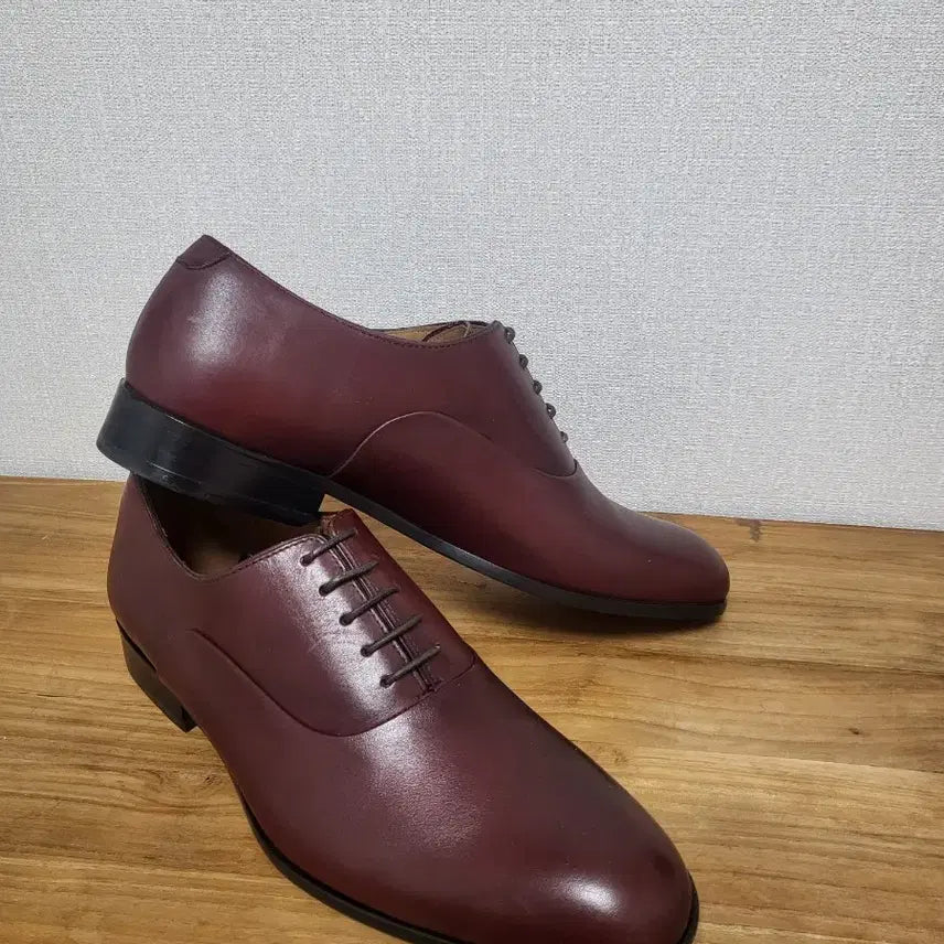 [BUNJANG] Loding Wholecut Oxford Dress Shoes Burgundy Size 8.5 (Unused) / 로딩 옥스포드 구두  8 1/2(미사용)
