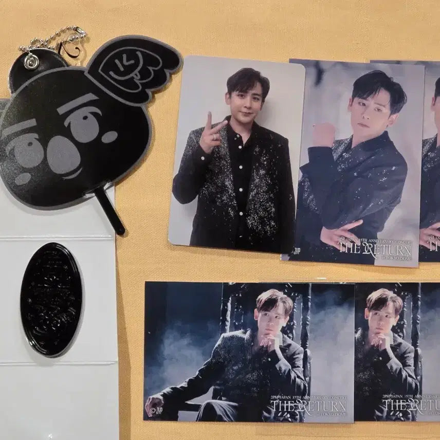 [BUNJANG] 2PM Nichkhun Tokyo Dome The Return Goods Mini Uchiwa & Lottery Item / 2pm 닉쿤 도쿄돔더리턴 미니우치와 그리고 쿠지