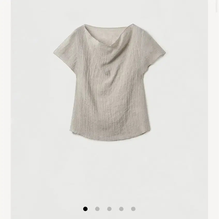 [BUNJANG] FLOW BLOUSE GRAYBEIGE S Size / FLOW BLOUSE GRAYBEIGE 새상품 택있음