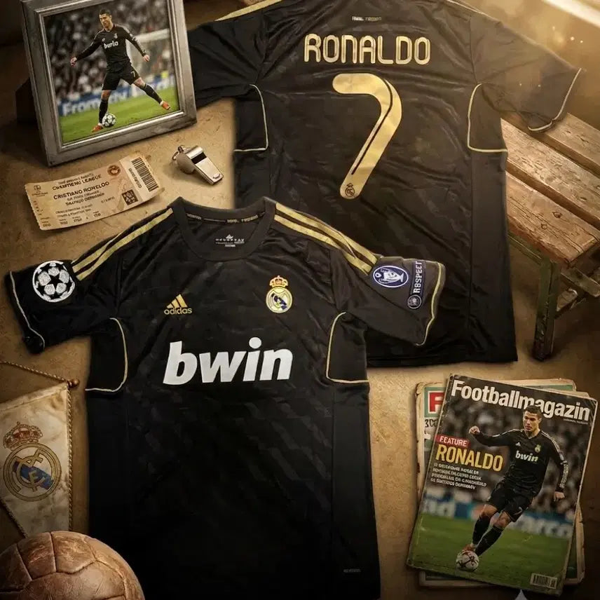 [BUNJANG] La Liga 11/12 Real Madrid Cristiano Ronaldo Away Jersey - Size L / 라리가 11/12 레알마드리드 호날두 어웨이 유니폼 판매합니다