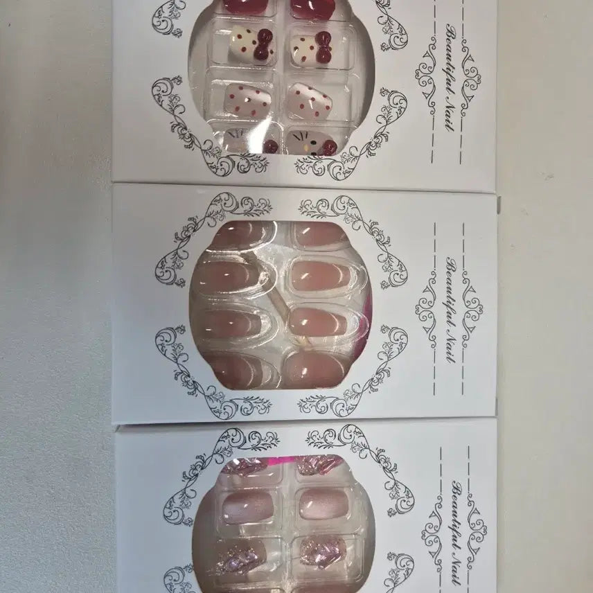 [BUNJANG] Nail Tips Set (3 Sets) / 무료배송)네일팁 3개 한세트