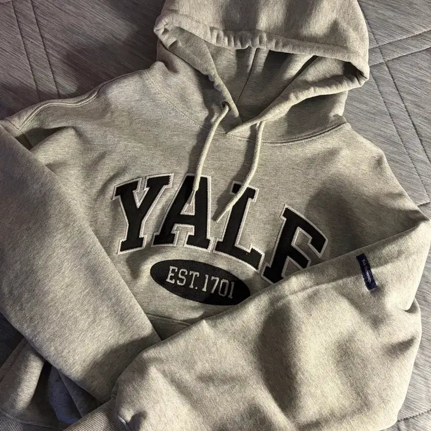 [BUNJANG] Yale Grey Hoodie - Size M / 예일 그레이 후드티 M 사이즈