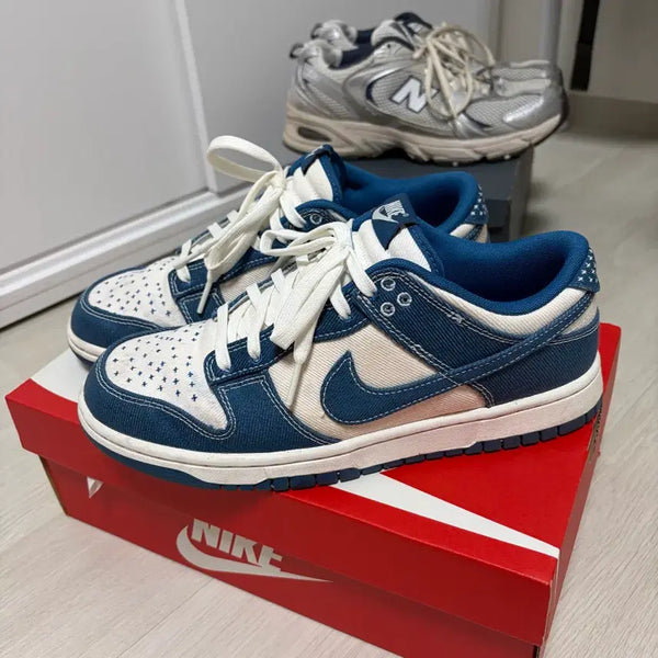 [BUNJANG] Nike Dunk Low Retro SE Industrial Blue / 나이키 덩크 로우 레트로 SE 인더스트리얼 블루(265)