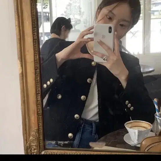 [BUNJANG] Lemoore Tweed Jacket Black / 르모어 트위드 자켓