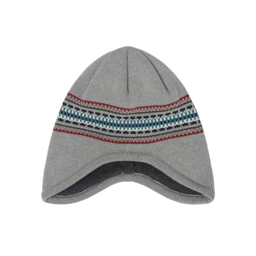 [BUNJANG] COYSEIO Earflap Beanie Grey / COYSEIO 코이세이오 이어플랩 비니 그레이