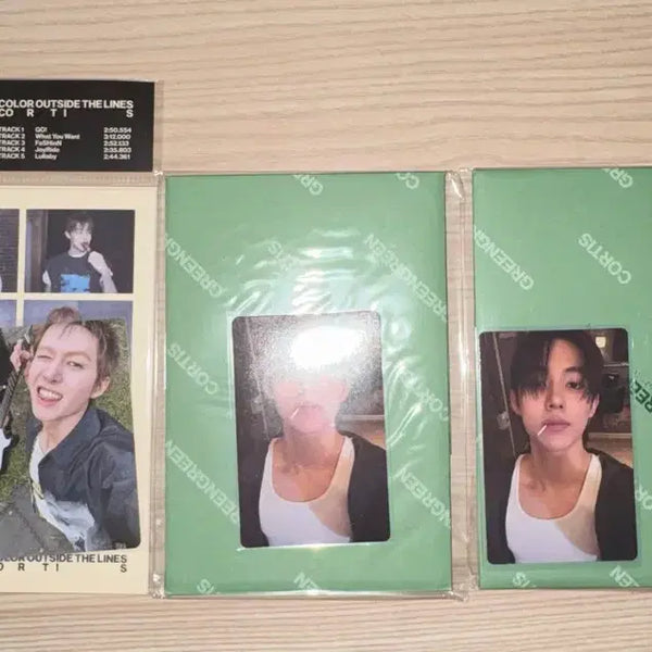 [BUNJANG] Courageous Green Green Album Photocard Bundle Set / 코르티스 굿즈 처리