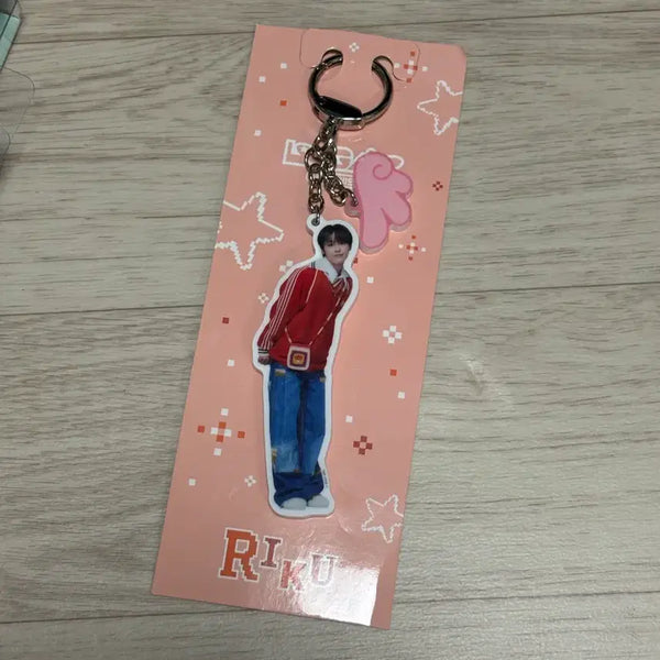 [BUNJANG] NCT WISH Riku Japan Login Acrylic Keyholder / 엔시티 위시 리쿠 일본 로그인 아크릴 키홀더 날개 키링 양도