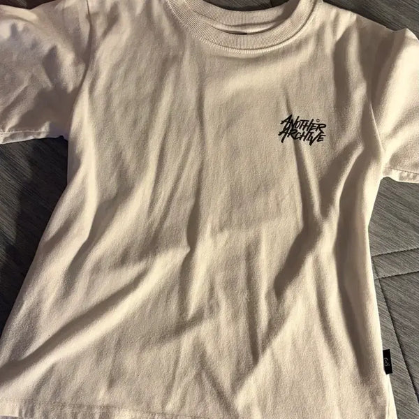 [BUNJANG] Another Archive White T-Shirt / 어나더 아카이브 화이트 반팔티