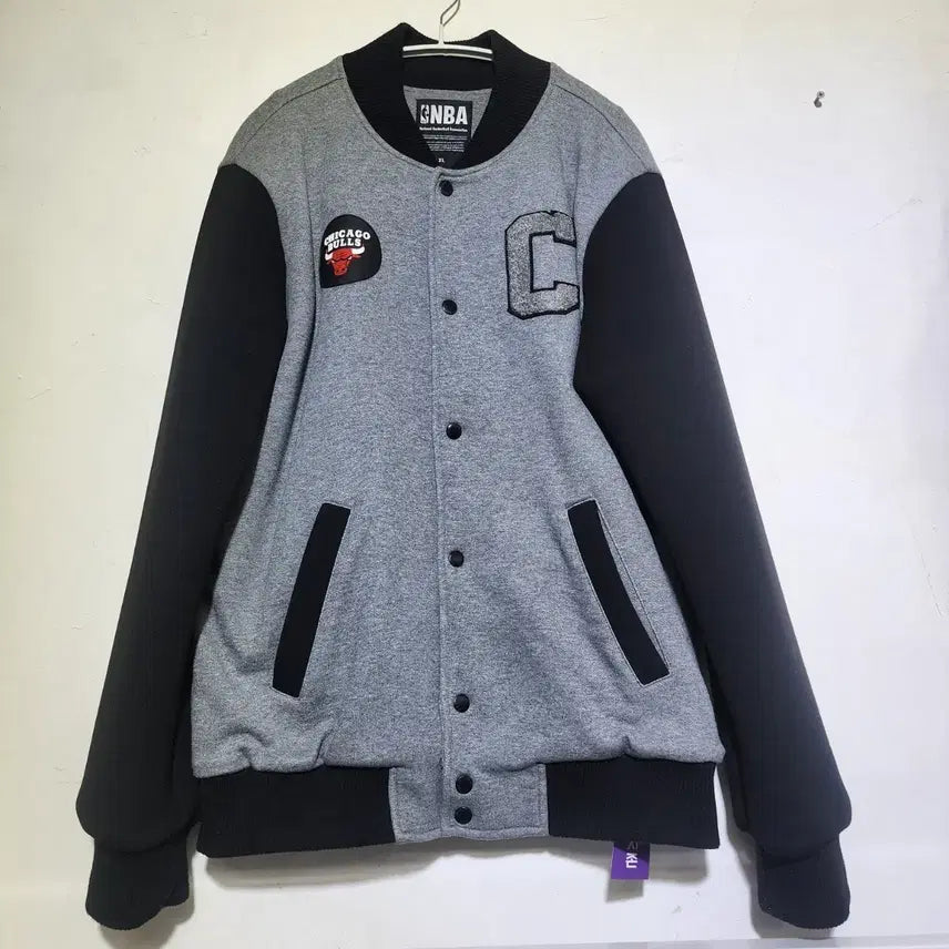 [BUNJANG] Vintage Chicago Bulls NBA Baseball Jacket / 빈티지존 NBA 시카고 불스 야구 점퍼 105