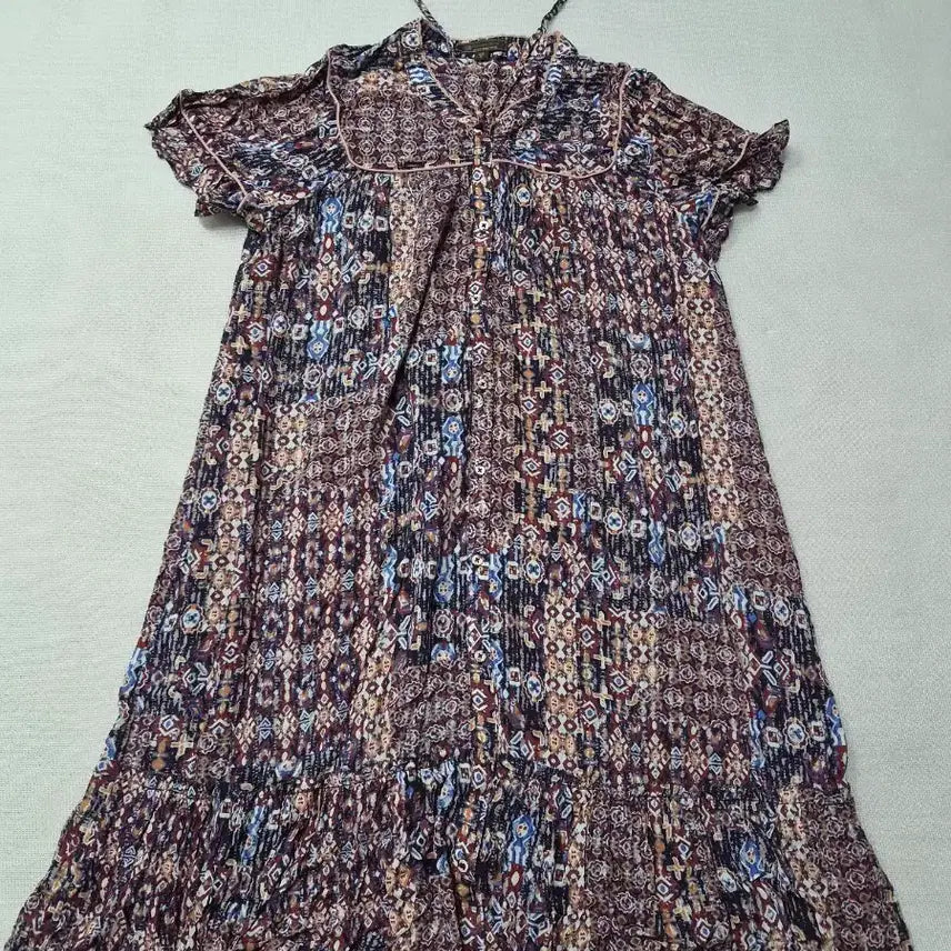 [BUNJANG] Thursday Island Patterned Dress / 써스데이아일랜드  패턴 원피스 66 여성90