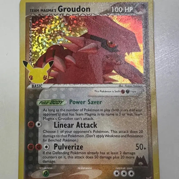 [BUNJANG] 25th Anniversary Groudon North American Edition / 25주년 그란돈 북미판 상태 좋음