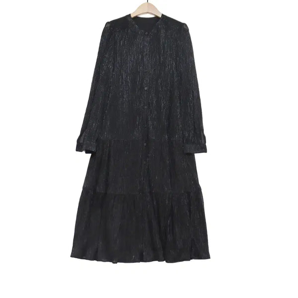 [BUNJANG] Georges Rech Black Silver Glitter Long Dress / GEORGES RECH 조르쥬레쉬 블랙 실버 글리터 롱원피스 66