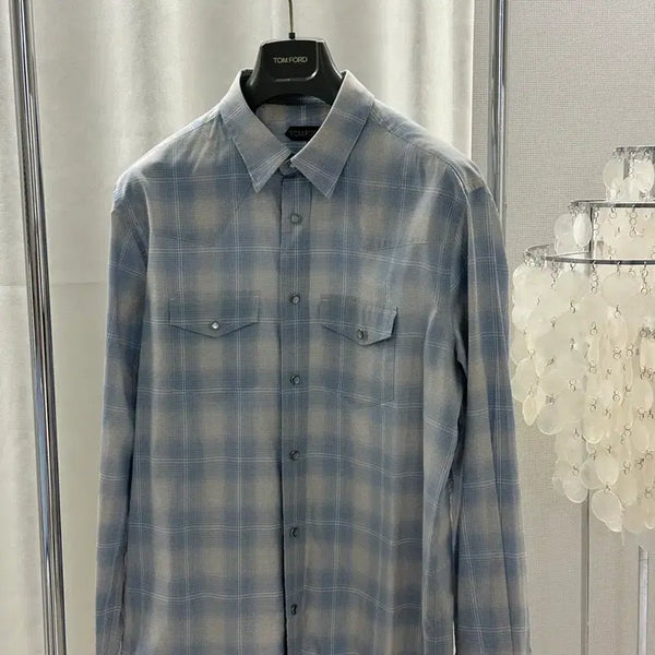 [BUNJANG] TOM FORD Western Check Shirt Size 42 / [42] 톰포드 웨스턴 체크 셔츠