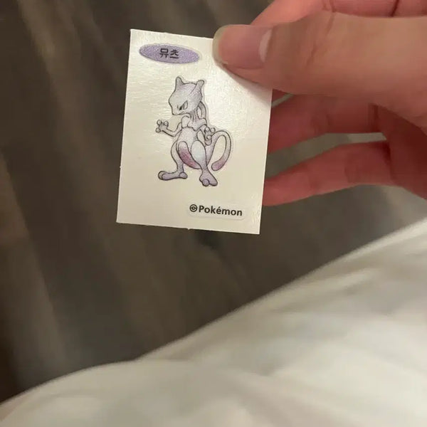 [BUNJANG] Mewtwo Sticker / 뮤츠띠부씰