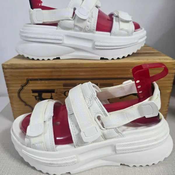 [BUNJANG] Converse Run Star Utility Sandals White / 컨버스 런스타 유틸리티 샌들 화이트 230사이즈