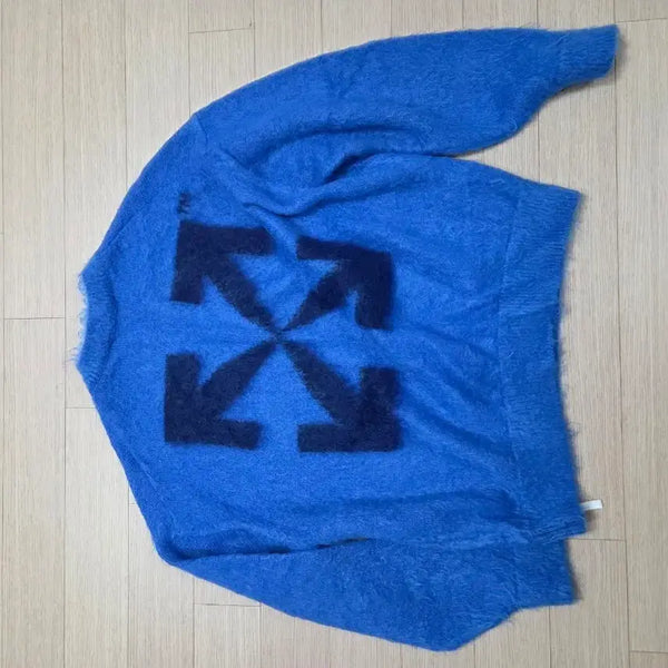 [BUNJANG] Off-White Signature Arrow Logo Knit S / 오프화이트 니트 S팝니다