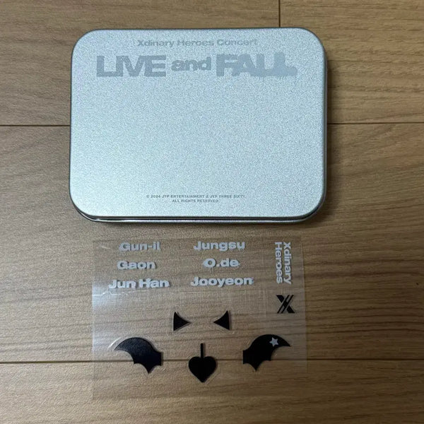 [BUNJANG] Xdinary Heroes XHeros Lip&Pohl Photo Deco Set Tin Case / 엑스디너리히어로즈 엑디즈 립앤폴 엠디 포토데코세트 틴케이스