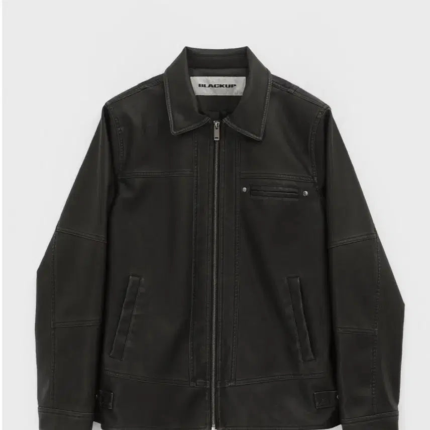 [BUNJANG] Black Up Kuda Washed Leather Jacket / 블랙업 쿠다 워싱 레더 레더자켓 가죽자켓 가을자켓 자켓