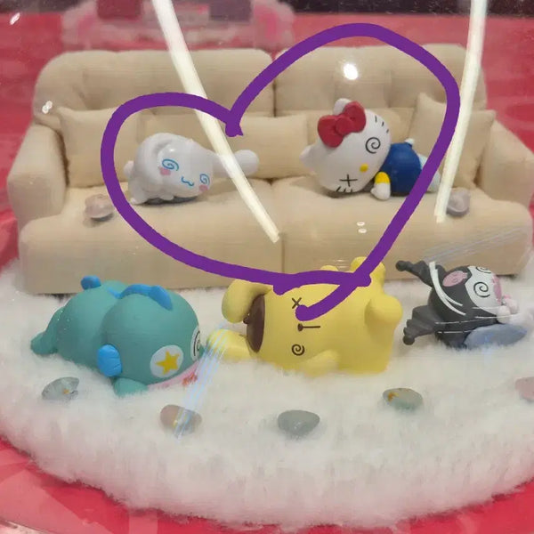 [BUNJANG] Bundle Set Hello Kitty Cinnamoroll / 일괄) 꽈당 키티, 시나모롤