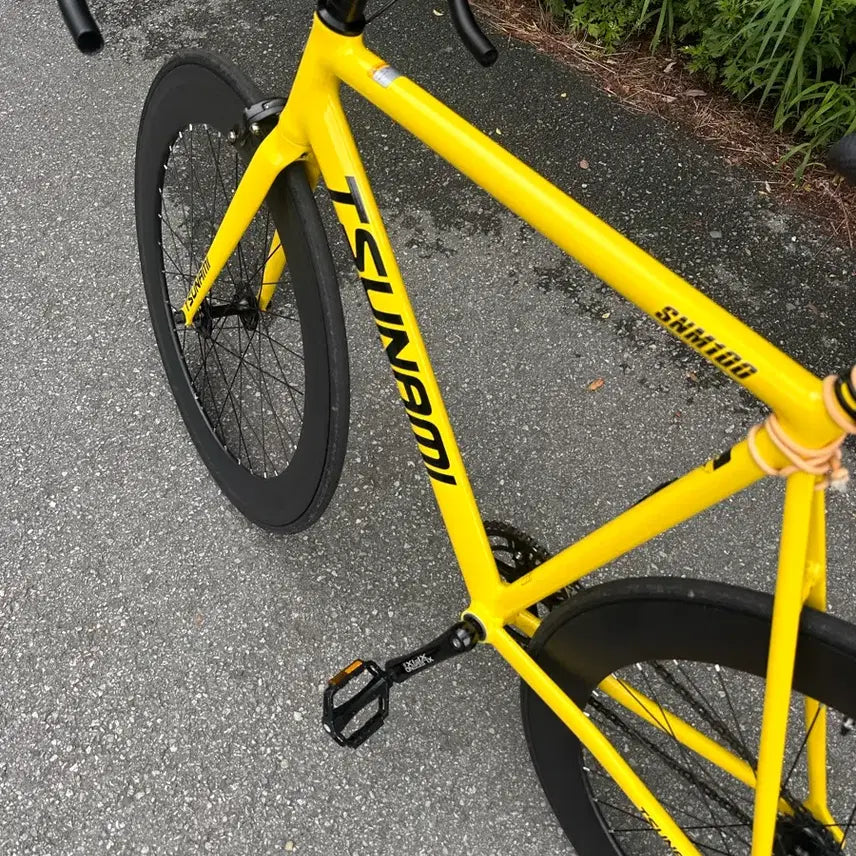 [BUNJANG] Tsunami Pixie Yellow L Bicycle / 개급처 쓰나미 옐로우 L