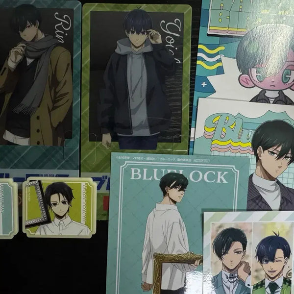 [BUNJANG] Blue Lock Ito Rin Isagi Yoichi Postcard Magnet Set / 블루록 이토시 린 이사기 요이치 엽서 자석