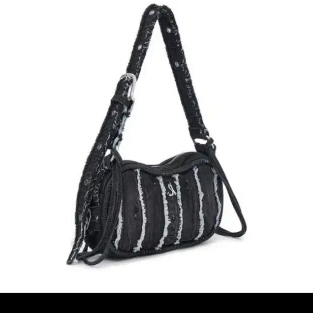 [BUNJANG] Afterhours Cutout Denim Shoulder Bag / 애프터아워즈 컷아웃 데님백