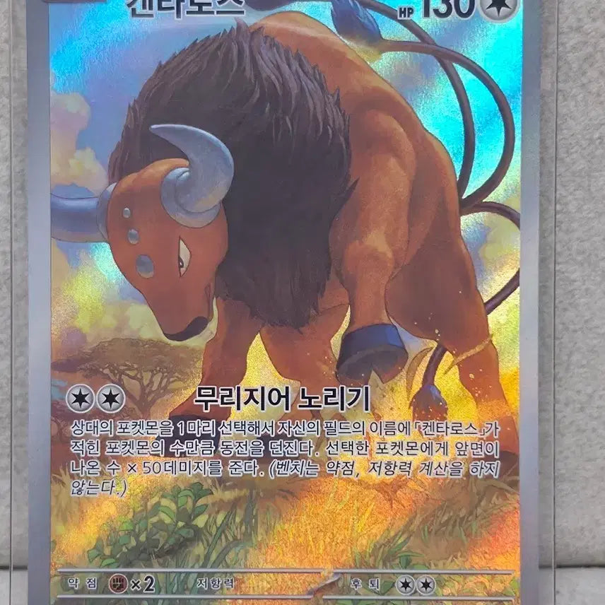 [BUNJANG] Pokemon Card Kentauros AR / 포켓몬카드 켄타로스ar