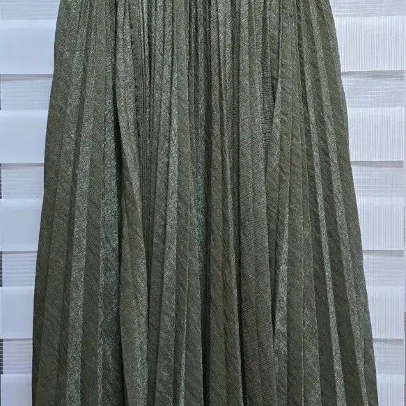 [BUNJANG] Mine by Hansem Pleated Flare Maxi Skirt / 한섬 MINE 마인 치마