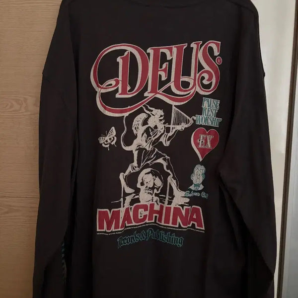 [BUNJANG] Deus Ex Machina Long Sleeve Charcoal / 데우스 롱슬리브
