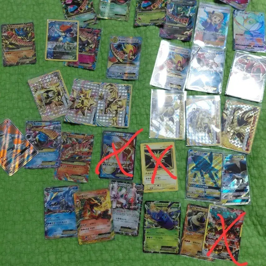 [BUNJANG] Vintage Pokemon EX & M Cards Bundle / 옛날 포켓몬카드 ex, m 등
