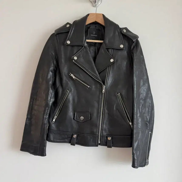 [BUNJANG] LOOKAST Leather Jacket / 룩캐스트(LOOKAST) 레더 자켓