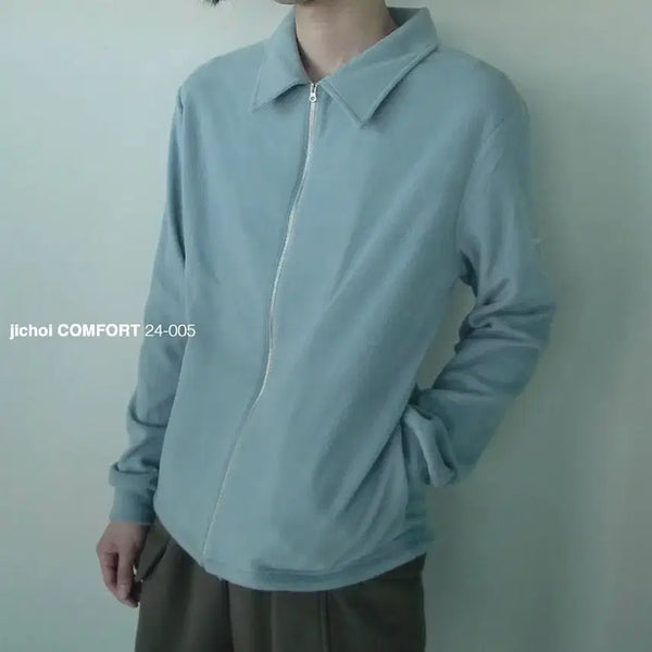 [BUNJANG] Jichoi Comfort 24-005 Fleece Shirt Zip-up / 지초이컴포트 24-005 플리스 셔츠집업